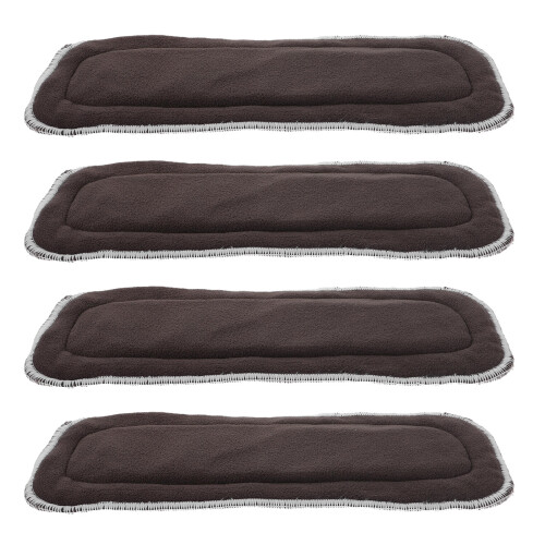 16Pièces Doublures Couches Charbon Bambou Café 2