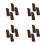 16Pièces Doublures Couches Charbon Bambou Café 5