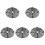 10Pièces Grilles Protectrices Pour Pots De Fleurs Noir Jardin 4
