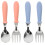 Σετ πιρουνιών και κουταλιών για νήπια από ανοξείδωτο ατσάλι, 4 τεμάχια 1