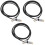 3Pièces Câble Extension Display Port Flexible Pour Ordinateur 5