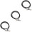 3Pièces Câble Extension Display Port Flexible Pour Ordinateur 7