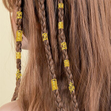 220 anelli in metallo per extension per capelli, ideali per trecce, dreadlock e parrucche.