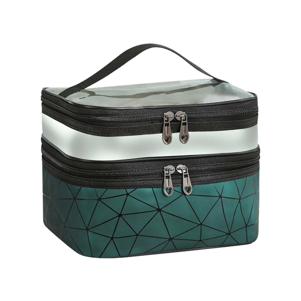 Double Layer Cosmetic Bag for Travel