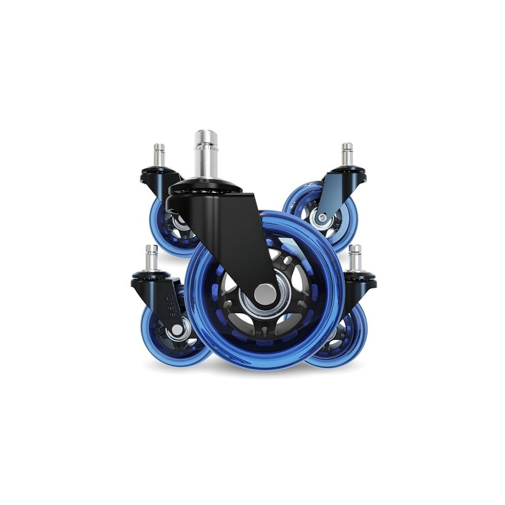 Rollerblade Office Chair Wheels Blue 5-Pack 9122141163480
