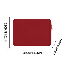 14 Inch Laptop Sleeve Protective Case with Soft Padded Lining and Zipper Cover for Carrying Compatibility with Devices