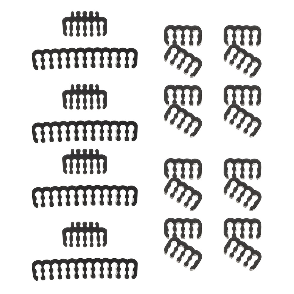 Frcolor Pc Cable Combs Kit Â 24-Piece Black 9065194572765