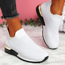 Sandały damskie do biegania, rozciągliwe, materiałowe, duże rozmiary, damskie, letnie, wygodne, codzienne, sportowe, buty damskie, białe, 39