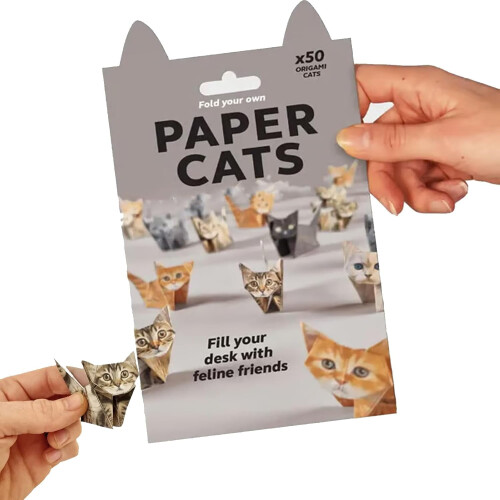 Κιτ Κατασκευής Γάτας Origami: 50 Σχέδια DIY για Ενήλικες και Παιδιά