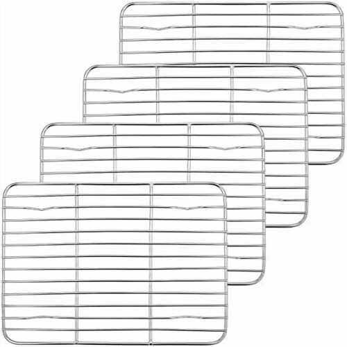 Edelstahl-Kühlgestell-Set, 4-teilig