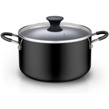 Nonstick Stockpot with Glass Lid 10.5 qt