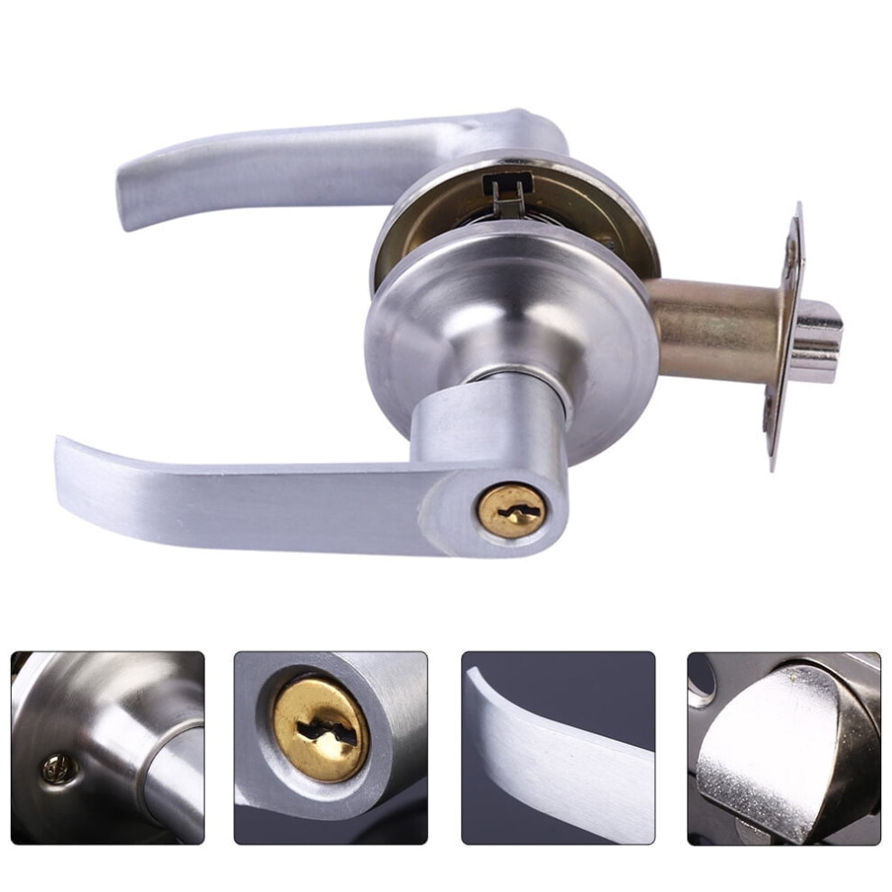 Entry Door Knob With Lock, Keyed Alike, 1 Set 913466573615
