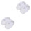 2Paires Chaussures Blanches Simples Élégantes & 3