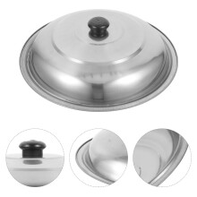 Coperchio rotondo in acciaio inox per pentole e padelle