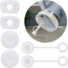 Set de dopuri anti-scurgere din silicon (3 buc.), compatibile cu Stanley Cup1.0 40oz/30oz – Include capace pentru pai, dopuri pătrate și rotunde