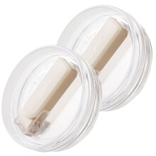 Lot de 2 couvercles de canettes à paille rotatifs, réutilisables et étanches, pour enfants et adultes, à la maison comme à l'extérieur.