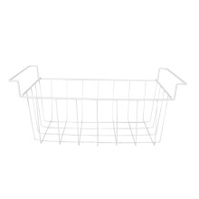 Metal Wire Organizer Bins with Handles for Chest Freezer, Kitchen Pantry Storage, Hanging Baskets and Deep Freezer Dividers