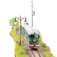 14 stk. mini havelamper, varm hvid, skala 1/75