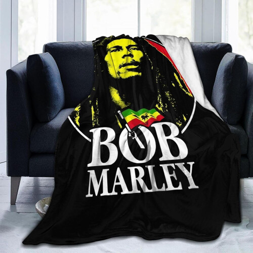 Bob Marley flanellen plaid 40x30 inch