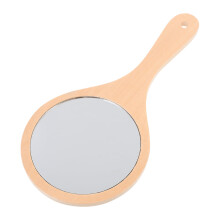 unbranded Handle Mirror Portable Makeup Handheld with Clear Travel Miss