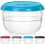 DecorRack X-LargeΔοχείο αποθήκευσης τροφίμων 5,75 Qt, χωρίς BPA, αεροστεγές καπάκι, βαρέως 1