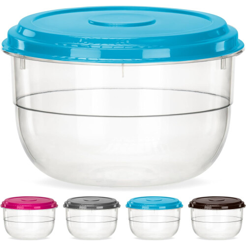 DecorRack X-LargeΔοχείο αποθήκευσης τροφίμων 5,75 Qt, χωρίς BPA, αεροστεγές καπάκι, βαρέως