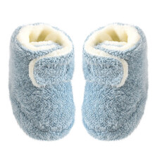 Non-Slip Fuzzy Slipper Socks for Babies & Toddlers – Cotton Thermal, Cozy Plush, Warm Indoor Shoes, Compatible with Prewalkers