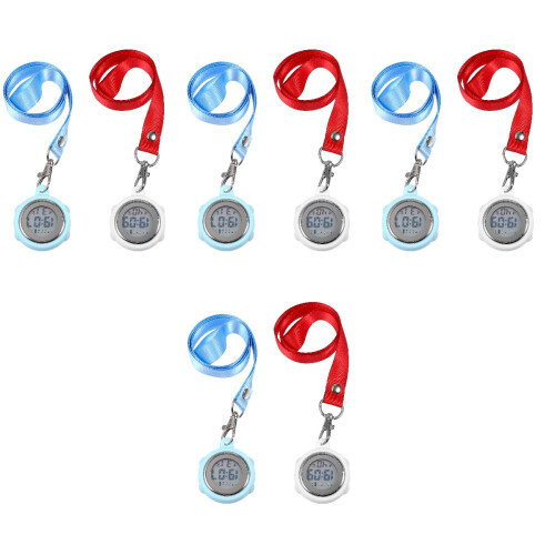 8Pièces Chronomètres Digitaux Avec Lanière Pour Infirmiers 2