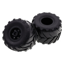 Neumáticos de goma plateados para camión teledirigido, 4 unidades, 72x49 mm, repuesto para Axial SCX24FMS FCX24AX241/24.