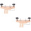 2Ensembles Pince De Pont Pour Beige Outil Luthier 8