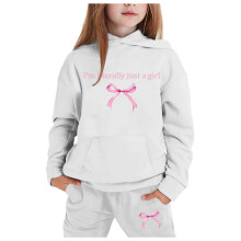 Ediodpoh Kinder-Hoodie- und Hosen-Set, warmer, einfarbiger Trainingsanzug für Jungen und Mädchen, Hellgrau, 3-4 Jahre, entspricht Standardgrößen