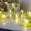 Φωτάκια σε σχήμα πεταλούδας, 3M20LED μωβ, ενεργοποιούμενα με μπαταρία, για 1
