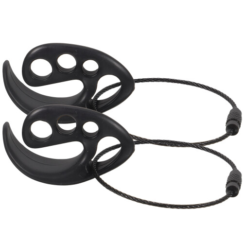 4Pièces Porte-Disques Volants Noir Métal Compact Résistant 2