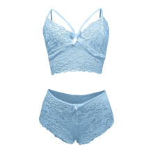 Lenjerie intimă din dantelă pentru femei 2025, corset sexy la modă, sutien floral, sutien tip bralette, două piese, lenjerie intimă, topuri cu