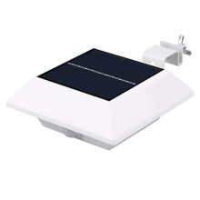 Solarbetriebene Dachrinnenleuchten, wasserdichte Solar-Außenleuchten für Terrasse, Garten und Wege
