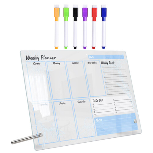 5Ensembles Tableau Effaçable Transparent 1