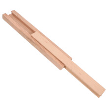 Homoyoyo Bottom Mount Wood Dresser Drawer Slides Glides Replacement in Khaki for Smooth Furniture