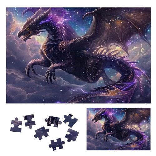 Ξύλινο παζλ Dragon Stars 1000 τεμαχίων