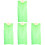 4Pièces Éventails Décoratifs Main Bambou Pour Danse 2