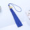 6Pièces Pompons Bleu Polyester Accessoires Graduation Durable Élégant 6