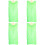 4Pièces Éventails Décoratifs Main Bambou Pour Danse 5