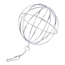 [] [Plating Grass Rack Ball] [Stainless Steel,Hay Manger Food Ball] [Rabbit Guinea Pig] [Rack Ball],[Silver], [One Size], [3.15"]