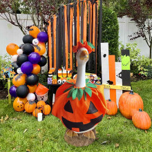 Set di costumi di Halloween "Oca da portico" per decorazioni esterne.