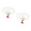8Pièces Éventails Décoratifs Blancs En Bois Et , Manche Long 4