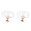 8Pièces Éventails Décoratifs Blancs En Bois Et , Manche Long 8
