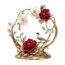 Lys rosa akryl indgangsdekoration 1 stk.