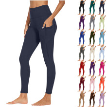 Legginsit naisille, Taskulliset legginsit naisille Vatsan hallintaan Treeni Urheilu Jooga Urheilulegginsit