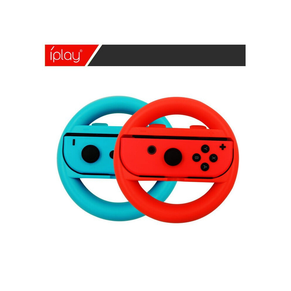 Switch/Oled Joy-Con Racing Steering Wheel 2-Pack Â Ergonomic Bracket For Mario Kart 8 Deluxe & Racing Games, Plug-And-Play | Compatible With Switch 9110895720660
