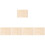 5Pièces Support Braille Bois Beige Outils Enseignement Aveugles 6