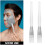 12Pièces Applicateurs Cristal Transparent Manche Argent 9